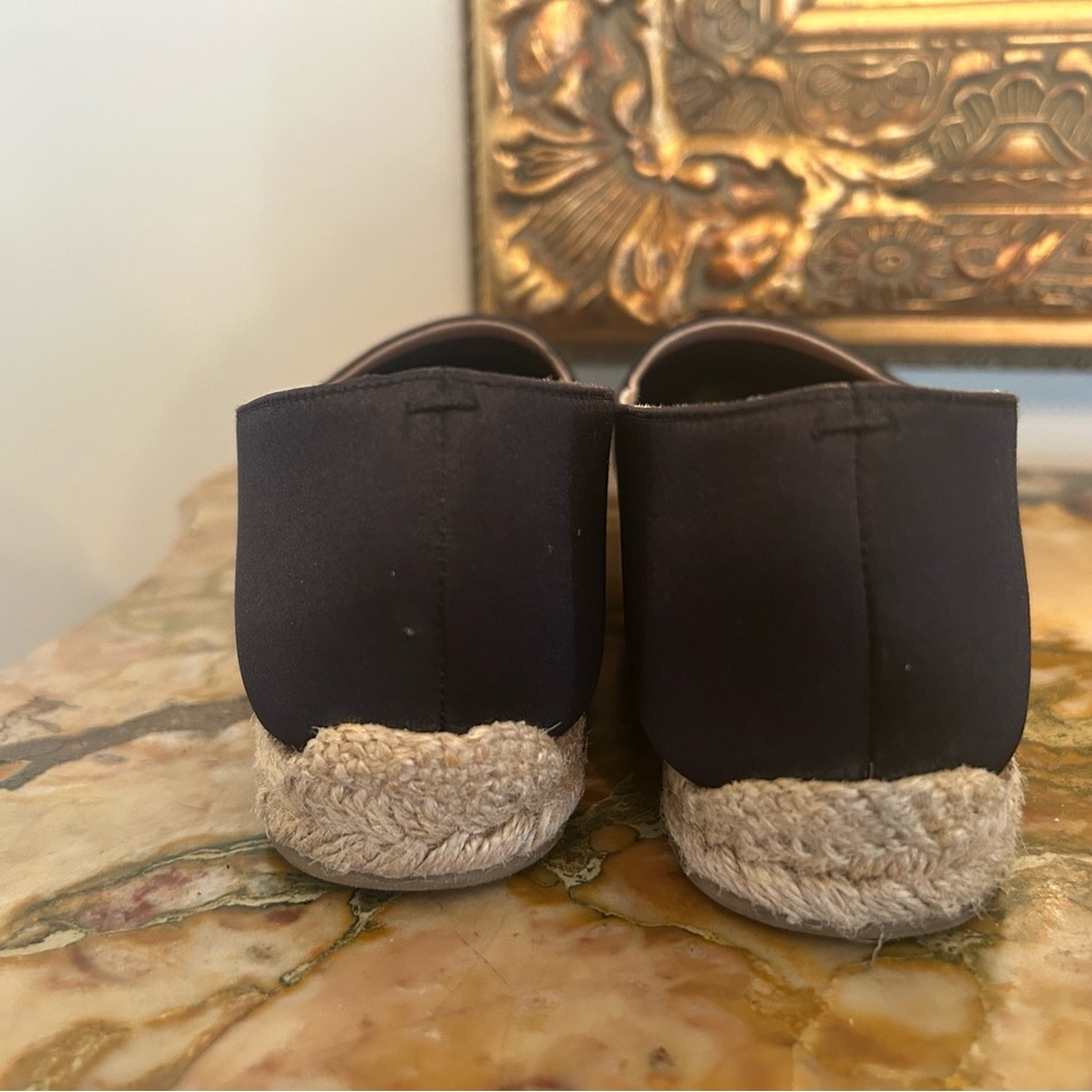 Christian Louboutin Black Flats Sleek Minimalist Design Espadrilles - Picture 4 of 12